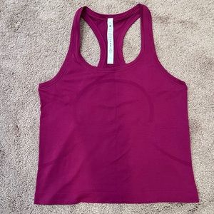 Lululemon Swiftly Tech Racerback Tank Top 2.0 race length.